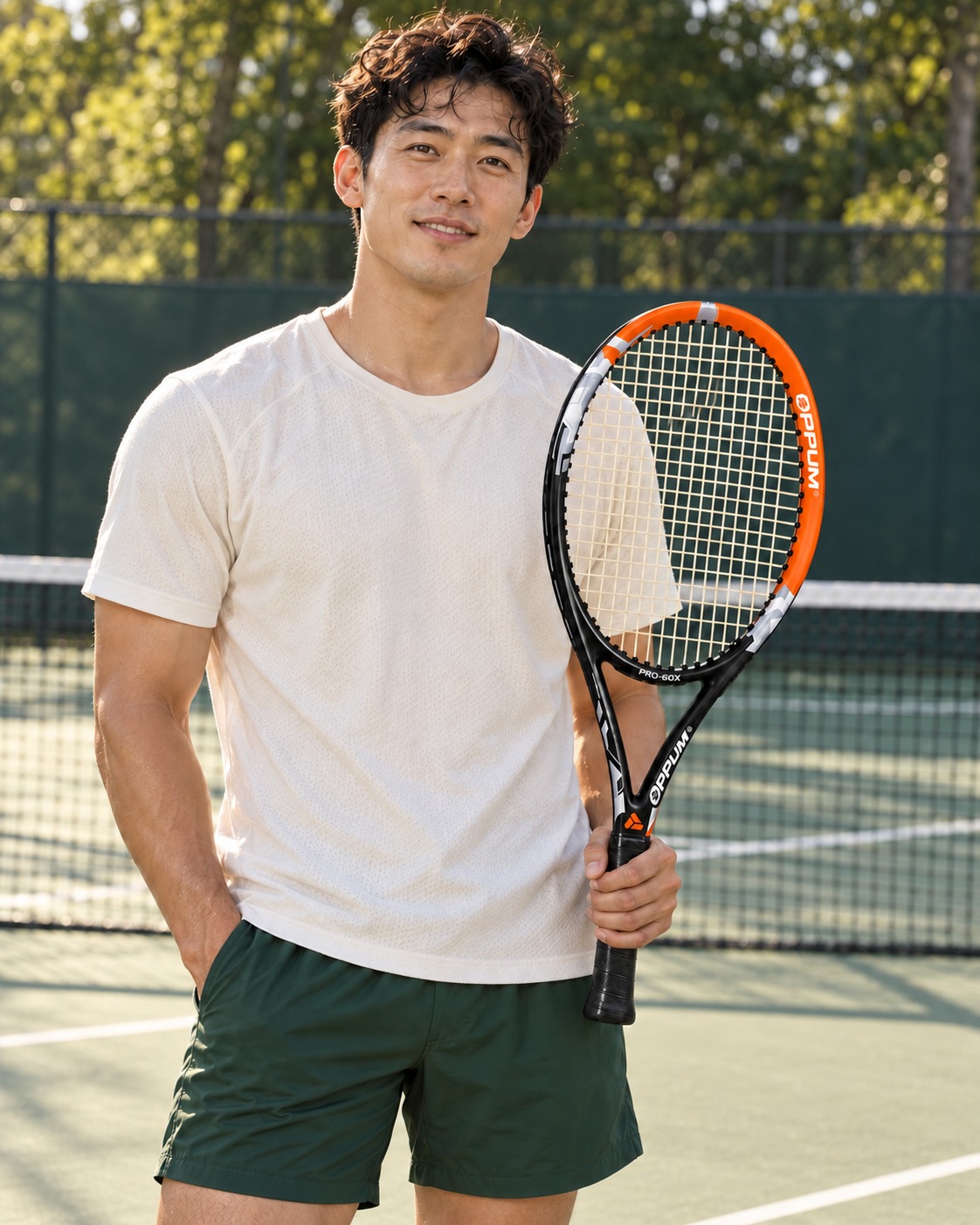 OPPUM tennis on court
